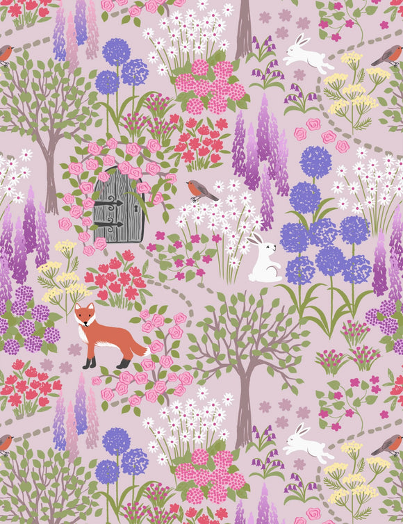 The Secret Garden by Lewis and Irene A704.3 The secret garden on muted lilac