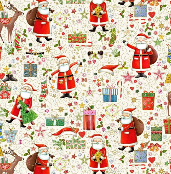 Jolly St Nick by MakowerUk 118/Q Merry Magic on Cream