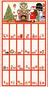 128-1 Jolly St Nick Fold Up Advent Calendar by MakowerUk