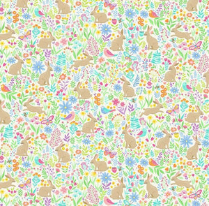 Hello Spring by MakowerUk 083.Q Bunny Meadows on cream