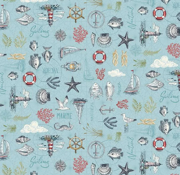 High Tide by MakowerUk 078.B2 Maritime Light Blue
