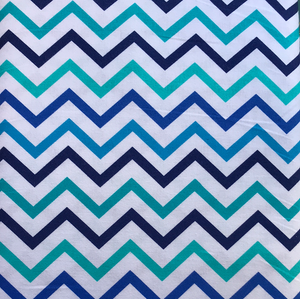 SALE 2021 🌟 Multi-Blues Small chevrons on White background by Michael Miller CX6220-Mari-D